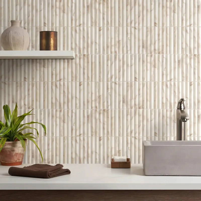 Calacatta Gold Natural Marble Kitchen and Bathroom Tile Trends