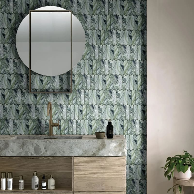 Emerald Natural Stone Marble Kitchen and Bathroom Tile Trends